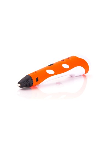 3D ручка Spider Pen START Оранжевый.Комплект с пластиком и трафаретами