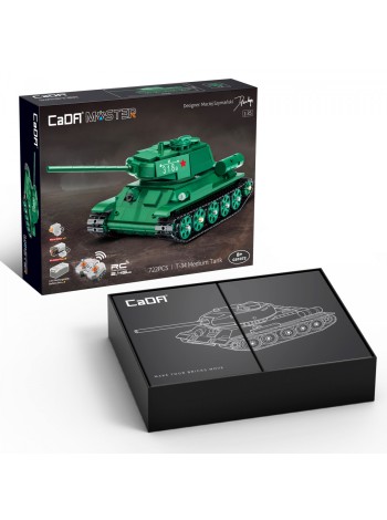 Конструктор CaDa C61072W Танк Т34 на радиоуправлении CaDa