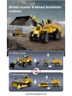 Конструктор CaDA C65004W Погрузчик и Бульдозер 2 в 1 CaDa