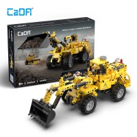 Конструктор CaDA C65004W Погрузчик и Бульдозер 2 в 1