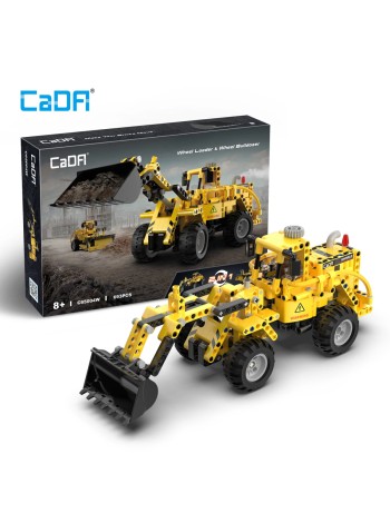 Конструктор CaDA C65004W Погрузчик и Бульдозер 2 в 1 CaDa