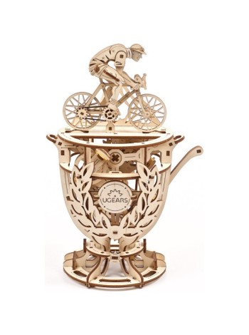 Сборная модель Ugears Автоматон "Велосипедист"