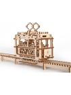 Сборная модель Ugears Трамвай с рельсами UGEARS