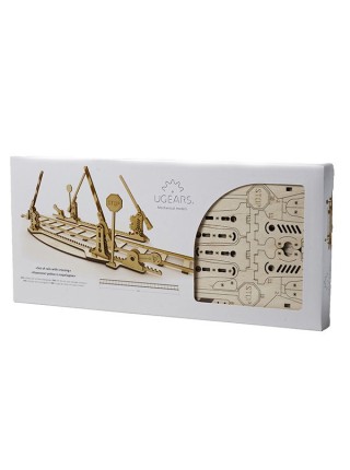 Сборная модель Ugears Переезд и рельсы