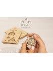 Сборная модель Ugears Фиджет Новогодняя магия. 4 шт. UGEARS