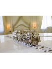 Сборная модель Ugears Локомотив с тендером UGEARS