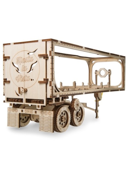 Сборная модель Ugears Полуприцеп к «Тягач VM-03»