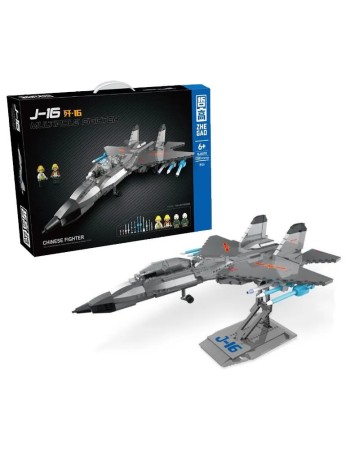 Конструктор ZheGao QJ5070 Китайский ударный истребитель J-16 ZHE GAO