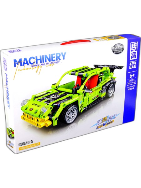 Конструктор ZheGao QL1241 Спорткар Green Gallop