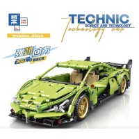 Конструктор ZheGao QL0459 Гоночный автомобиль Lamborghini