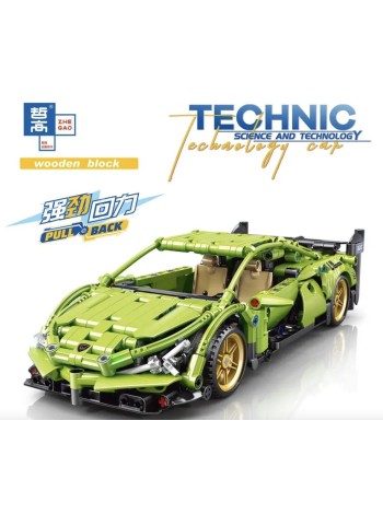 Конструктор ZheGao QL0459 Гоночный автомобиль Lamborghini ZHE GAO