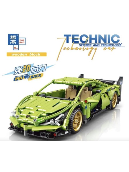 Конструктор ZheGao QL0459 Гоночный автомобиль Lamborghini