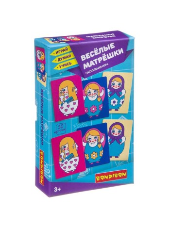 «Весёлые матрёшки» настольная игра BONDIBON