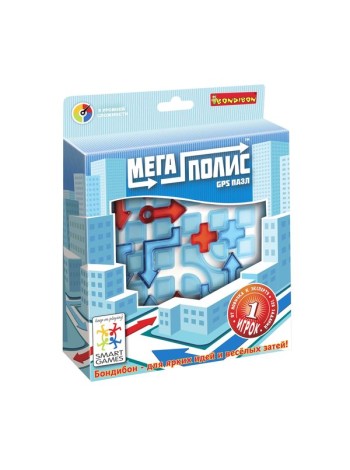 Мегаполис-GPS Логическая игра Bondibon