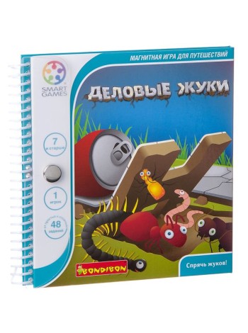Деловые жуки - магнитная компактная игра для путешествий BONDIBON