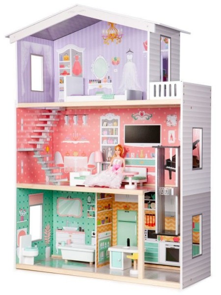 Кукольный домик ECO TOYS Rainbow 4128