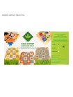 Панда (36 пазлов, 33х33см) Мягкий пол с бортиками ECO COVER