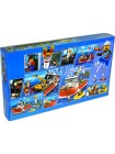 Конструктор KING 40019 Пожарный катер, совместим с LEGO CITY 60109 KING