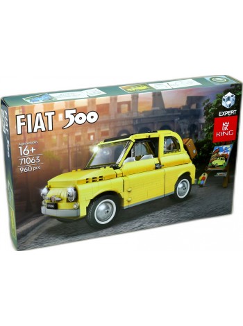 Конструктор KING 71063 Fiat 500, совместим с LEGO 10271 KING