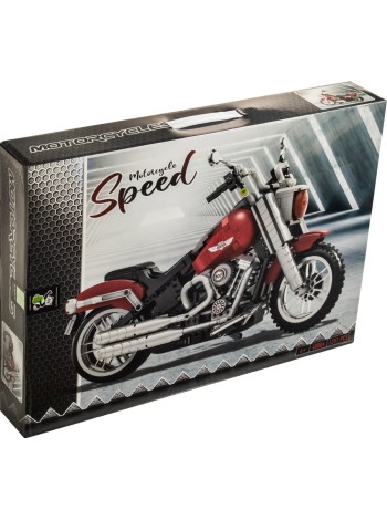 Конструктор King 40004 Harley Davidson Fat Boy / совместим с Lego 10269 King