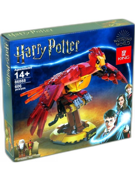 Конструктор King 99917/86888 Фоукс - феникс Дамблдора / совместим с Lego 76394