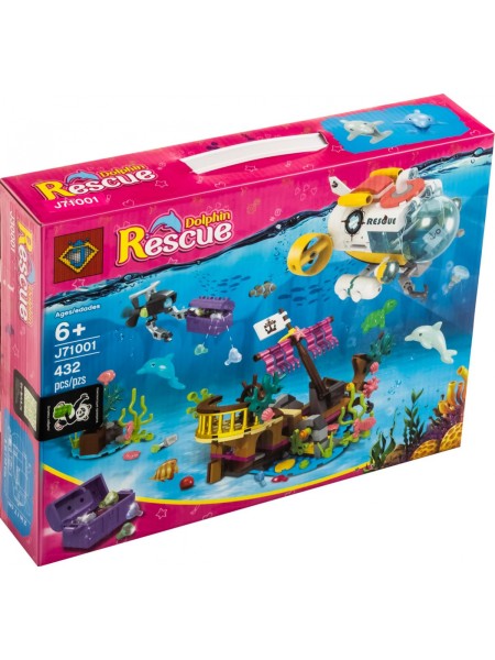 Конструктор King J71001 Спасение дельфинов / совместим с Lego 41378