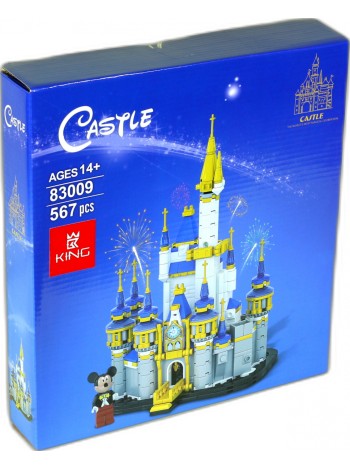 Конструктор KING 83009 Замок Disney в миниатюре, совместим с LEGO 40478 KING