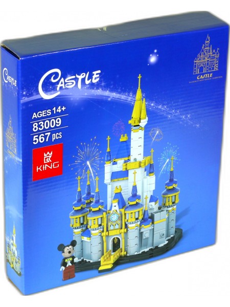 Конструктор KING 83009 Замок Disney в миниатюре, совместим с LEGO 40478