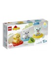 Конструктор LEGO Duplo 10965 Приключения в ванной: плавучий поезд для зверей