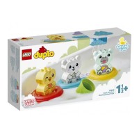 Конструктор LEGO Duplo 10965 Приключения в ванной: плавучий поезд для зверей