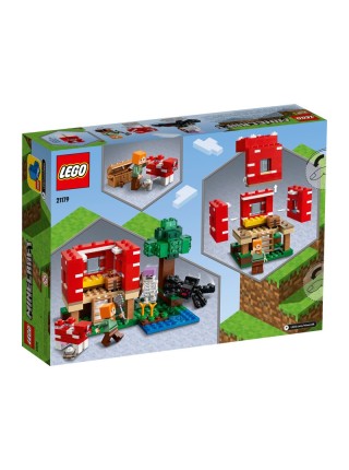 Конструктор LEGO Minecraft 21179 Грибной дом