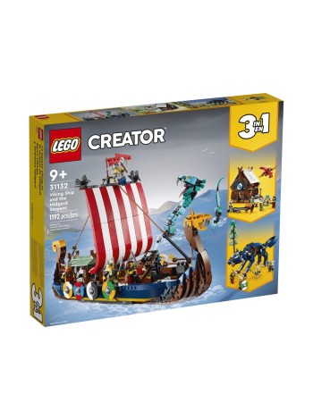 Конструктор LEGO Creator 31132 Корабль викингов и Змей Мидгарда