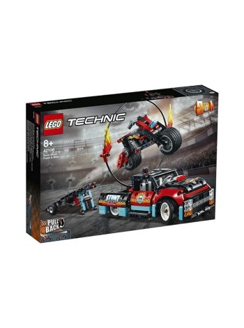 Конструкторы LEGO Technic 42106 Шоу трюков на грузовиках и мотоциклах