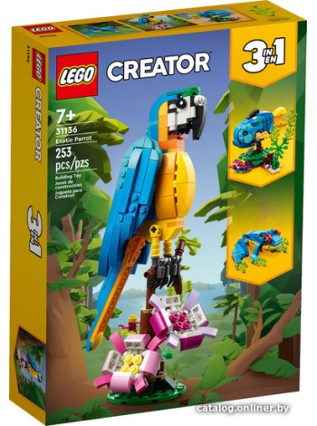 Конструктор LEGO Creator 31136 Экзотический попугай