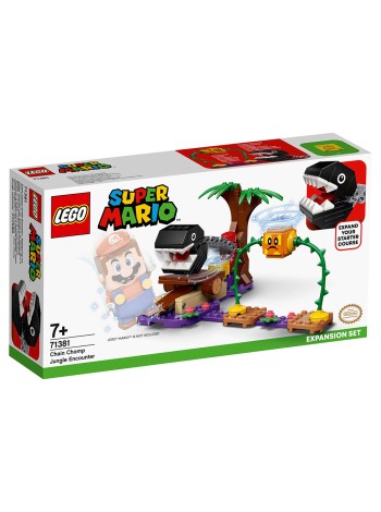 Конструктор LEGO Super Mario 71381 Кусалкин на цепи — встреча в джунглях. Дополнительный набор