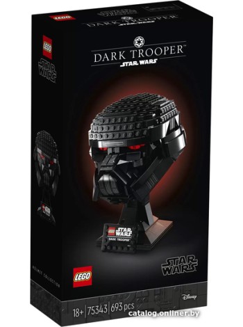 Конструктор LEGO Star Wars 75343 Шлем темного штурмовика