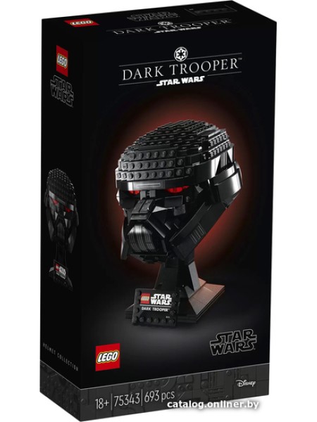 Конструктор LEGO Star Wars 75343 Шлем темного штурмовика