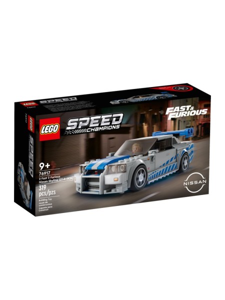 Конструктор LEGO Speed Champions 76917 Двойной Форсаж: Nissan Skyline GT-R (R34)