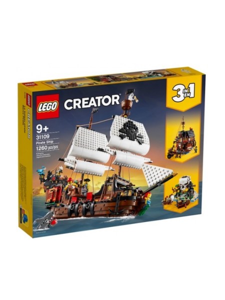 Конструктор LEGO Creator 31109 Пиратский корабль