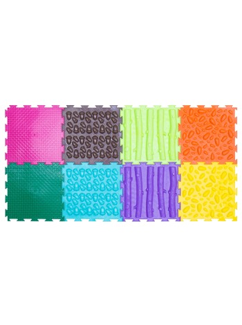 «Лесная тропинка»  8 пазлов Ортопедический массажный коврик ОРТО