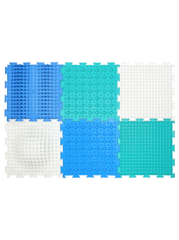 «АЙСБЕРГ»  6 пазлов Ортопедический массажный коврик ОРТО